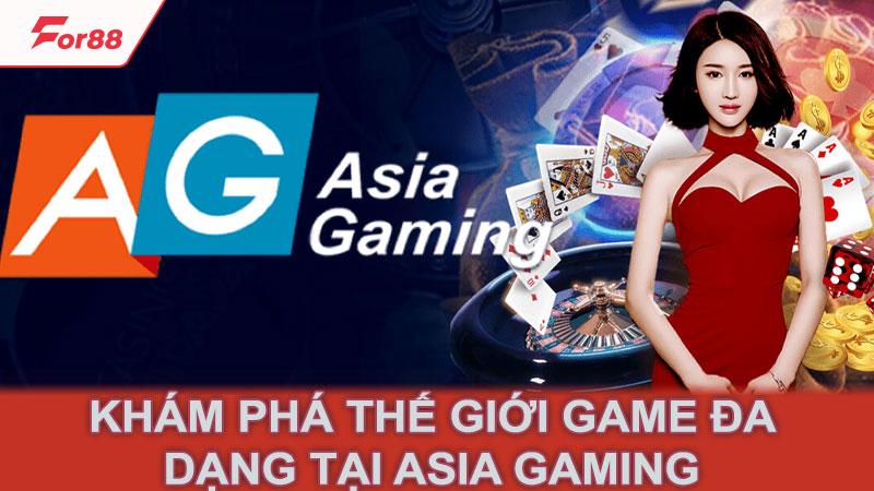 Khám phá thế giới game đa dạng tại Asia Gaming